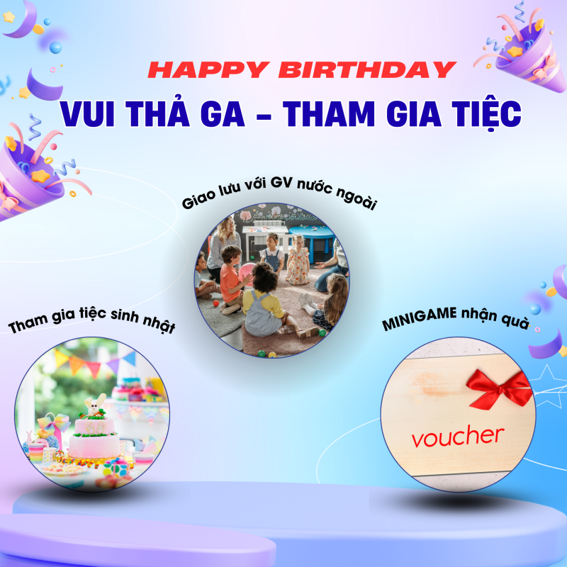 3 800x800 - SỰ KIỆN SINH NHẬT: BIS 8 TUỔI &ndash; C&Ugrave;NG CON VỮNG V&Agrave;NG TIẾNG ANH