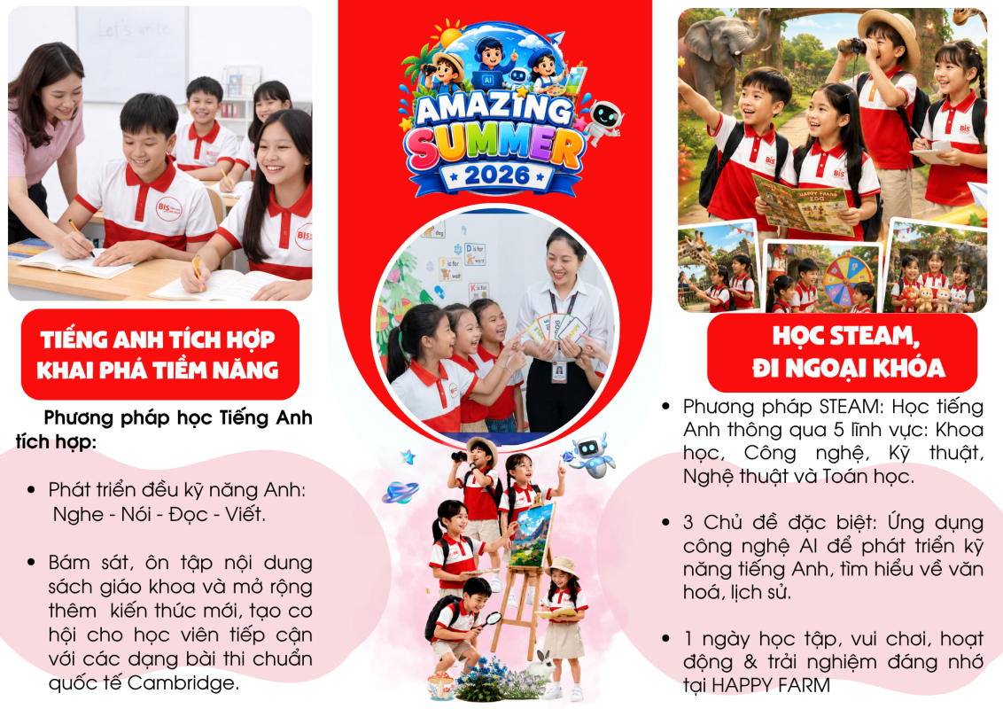 1 1132x800 - AMAZING SUMMER 2026 &ndash; Chuỗi Hoạt Động H&egrave; Vui Học & S&aacute;ng Tạo