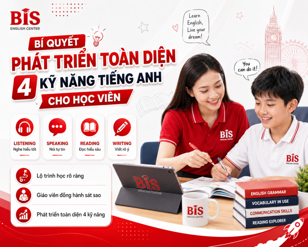 ChatGPT Image Jul 3 2026 04 51 45 PM 1000x800 - B&iacute; Quyết Ph&aacute;t Triển To&agrave;n Diện 4 Kỹ Năng Tiếng Anh Cho Học Vi&ecirc;n