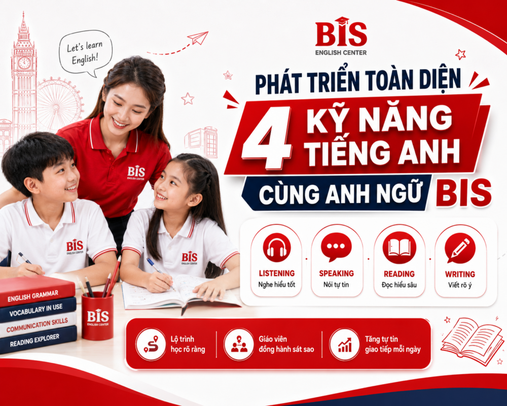 ChatGPT Image Jul 3 2026 05 00 20 PM 1000x800 - B&iacute; Quyết Ph&aacute;t Triển To&agrave;n Diện 4 Kỹ Năng Tiếng Anh Cho Học Vi&ecirc;n